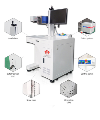 30W 60W Desktop CO2 Laser Marking Machine Engraving For Nonmetals